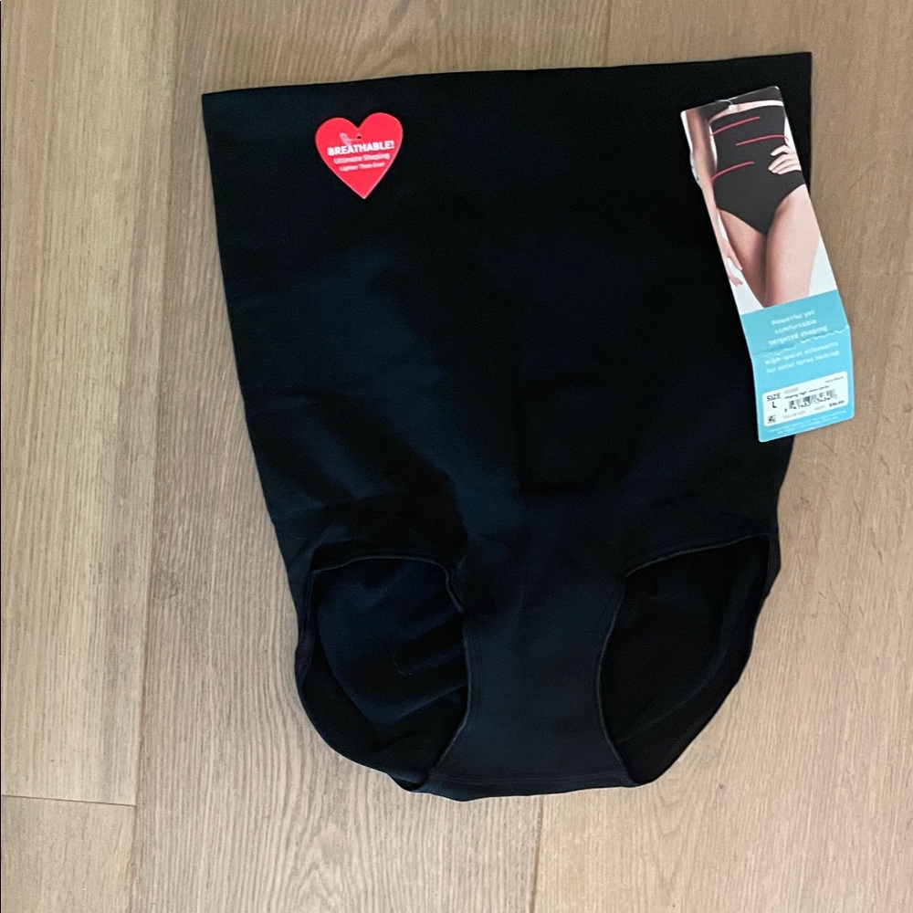Assets by Spanx Black High-Waist Panty ShapeWear